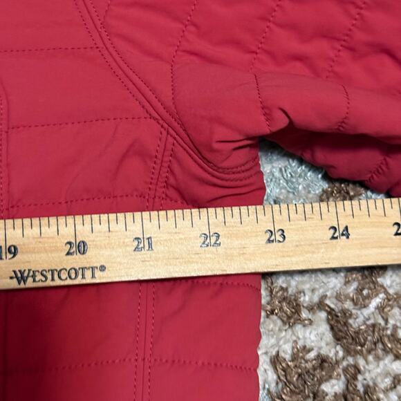Relwen Windzip Jacket Quilted Puffer Mens Size XL Red - Picture 5 of 6